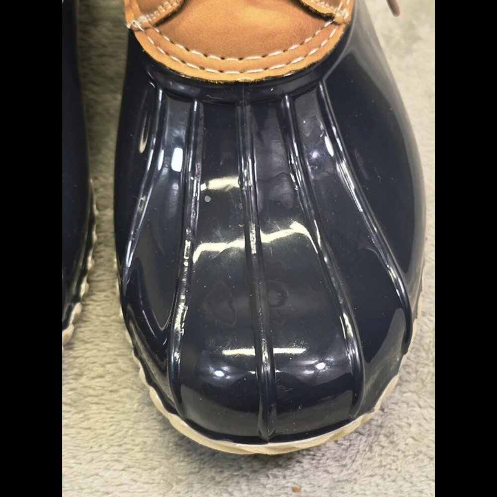 Tommy Hilfiger T-WHEAT-T‎ Boots Womens 7M Blue/Tan Rubber Clean! - Picture 4 of 15